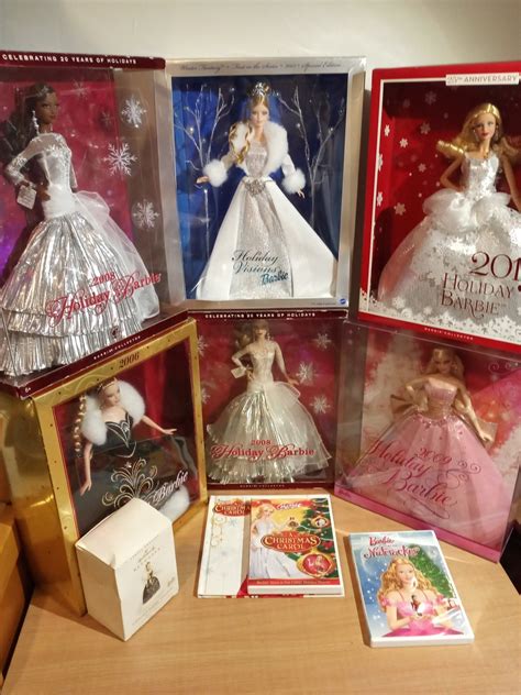 holiday barbie doll collection|More.